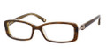 LIZ CLAIBORNE 393 Eyeglasses 01C3 Br Texture 52-16-130