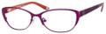 LIZ CLAIBORNE 398 Eyeglasses 02A0 Satin Plum 51-15-130