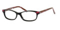LIZ CLAIBORNE 604 Eyeglasses 0DW7 Blk Texture 52-15-135