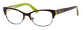 JUICY COUTURE 137 Eyeglasses 0FA3 Eggplant Grn 50-16-135