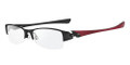 Oakley OX5025 Eyeglasses 22-093 Black/Red Black