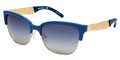 TORY BURCH TY 6032 Sunglasses 30144L Navy Gold 56-18-140