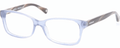 COACH HC 6047 Eyeglasses 5205 Milky Blue/Dark Br Horn 49-16-135