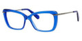 MARC JACOBS 544 Eyeglasses 08NS Blue Dark Ruthenium 53-16-140