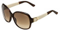 GUCCI 3638/S Sunglasses 00XM Havana Ice Leather 58-16-125