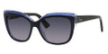 DIOR GLISTEN 2/S Sunglasses 0E1X Blk Blue Glitter 56-15-140