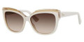 DIOR GLISTEN 2/S Sunglasses 0E5D Ivory Orange Pink 56-15-140