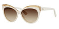 DIOR GLISTEN 1/S Sunglasses 0E5D Ivory Orange Pink 56-15-140