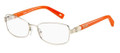 MAX MARA 1197 Eyeglasses 08VJ Gold Orange 54-16-135