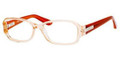 MAX MARA 1187 Eyeglasses 0579 Salmon Red Orange 52-15-135