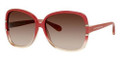 MARC BY MARC JACOBS MMJ 428/S Sunglasses 07XS Transp Pearl Red 59-14-130