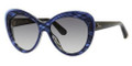 DIOR PROMESSE 1/S Sunglasses 03HH Blue Striated Gray 55-16-140