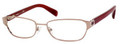 MAX MARA 1150 Eyeglasses 0R8N Gold Red 53-16-135