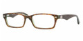 Ray Ban RB 5206 Eyeglasses 2445 Havana Grn 52-18-140
