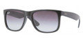 Ray Ban RB 4165 Sunglasses 601/8G Rubber Blk 55-16-145