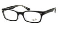Ray Ban RX 5150F Eyeglasses 2034 Top Blk On Transp 52-19-135