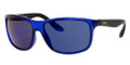 CARRERA 8001/S Sunglasses 00VI Blue Transp 61-16-130