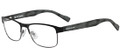 BOSS ORANGE 0114 Eyeglasses 0AED Blk Ruthenium Gray Spotted 53-16-140