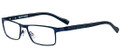 BOSS ORANGE 0116 Eyeglasses 09Y1 Matte Blue 52-16-140