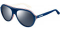 CARRERA 84/S Sunglasses 08W3 Blue Ivory Red 58-19-145