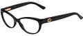 GUCCI 3682 Eyeglasses 0D28 Shiny Blk 53-15-135