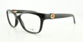 GUCCI 3683 Eyeglasses 0D28 Shiny Blk 53-15-135