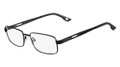 MARCHON M-FULTON Eyeglasses 001 Satin Blk 54-17-140