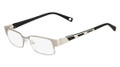 MARCHON M-COLUMBUS Eyeglasses 046 Shiny Slv 49-17-135