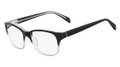 MARCHON M-MULBERRY Eyeglasses 001 Blk Grey Fade 51-18-140