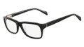MARCHON M-GROVE Eyeglasses 001 Blk Grey Horn 56-15-140