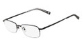 MARCHON M-MURRAY Eyeglasses 001 Satin Blk 52-18-140