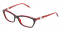 TIFFANY TF 2074 Eyeglasses 8156 Blk Red 52-16-135