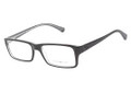 EMPORIO ARMANI EA 3003 Eyeglasses 5055 Blk On Gray Transp 52-17-140