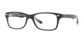 Ray Ban RY 1531 Eyeglasses 3529 Top Blk On Transp 46-16-125