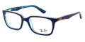 Ray Ban RY 1532 Eyeglasses 3587 Top Blue On Azure Transp 47-15-125