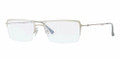 Ray Ban RX 8713 Eyeglasses 1156 Brushed Slv 53-17-140