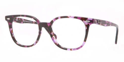 Ray Ban RX 5299 Eyeglasses 5210 Transp Violet Havana 53-19