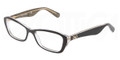 Dolce & Gabbana DG 3168 Eyeglasses 2737 Blk Glitter Gold 53-16-135