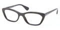 PRADA PR 03QV Eyeglasses 1AB1O1 Blk 52-18-140