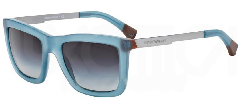 EMPORIO ARMANI EA 4017 Sunglasses 51278G Opal Grn Br 53 20 140