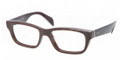 PRADA PR 11QV Eyeglasses DHO1O1 Br 54-18-145