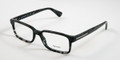 PRADA PR 15QV Eyeglasses RON1O1 Blk Grey 54-17-145