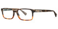 PRADA PR 15QV Eyeglasses QE11O1 Br 54-17-145