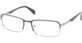 PRADA PR 61QV Eyeglasses LAH1O1 Matte Br Gunmtl 56-18-140