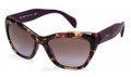 PRADA PR 02QS Sunglasses PDN6P1 Spotted Havana Violet 56-17-140