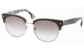 PRADA PR 08QS Sunglasses ROK0A7 Blk Wht Havana 51-18-140