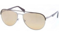 PRADA PR 51QS Sunglasses LAH2C2 Matte Br Gunmtl 59-16-140