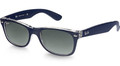 Ray Ban RB 2132 Sunglasses 605371 Matte Blue On 52-18-145