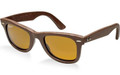 Ray Ban RB 2140QM Sunglasses 1153N6 Br Leather  50-22-150