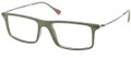 PRADA SPORT PS 03EV Eyeglasses ROS1O1 Military Grn 51-16-145